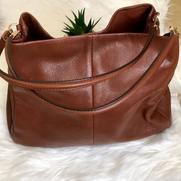 Coach Handbags - Coach Madison Phoebe Chestnut Leather Bag